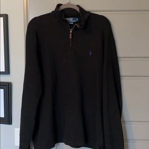 Polo by Ralph Lauren Black Quarter-Zip Jacket